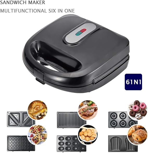 Miniatura 3 de Sandwichera Multifuncional 6 en 1