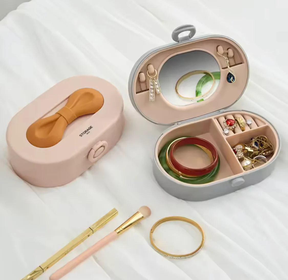 Estuche Organizador De Joyas Con Lazo