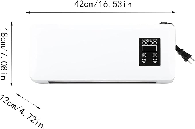 Miniatura 4 de Mini Calefactor y Ventilador Portátil