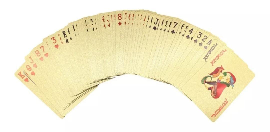 Miniatura 3 de JUEGO DE CARTAS DE LUJO DORADO