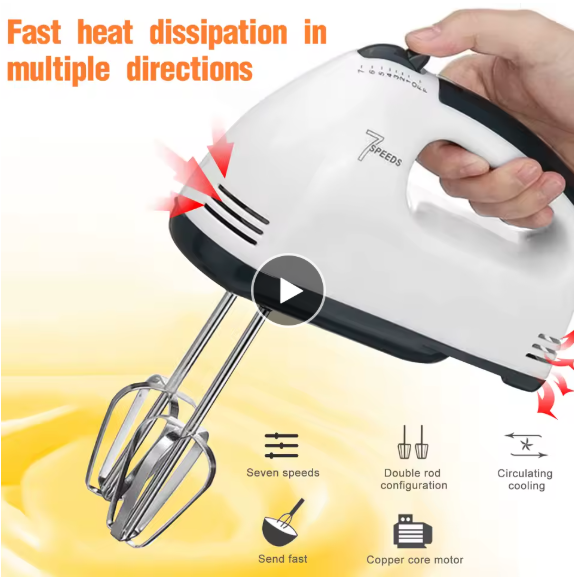 Miniatura 2 de Batidora electrica multi de mano scarlet