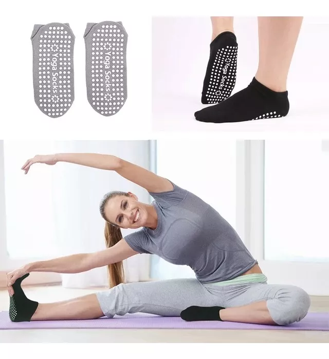 Medias Yoga Antideslizantes 🧘‍♀️ - 2 Pares Tobill 2
