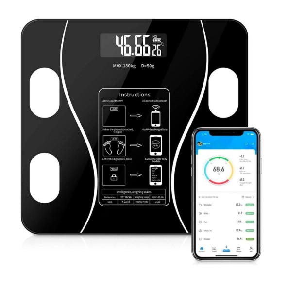 Bascula Digital Con Bluetooth