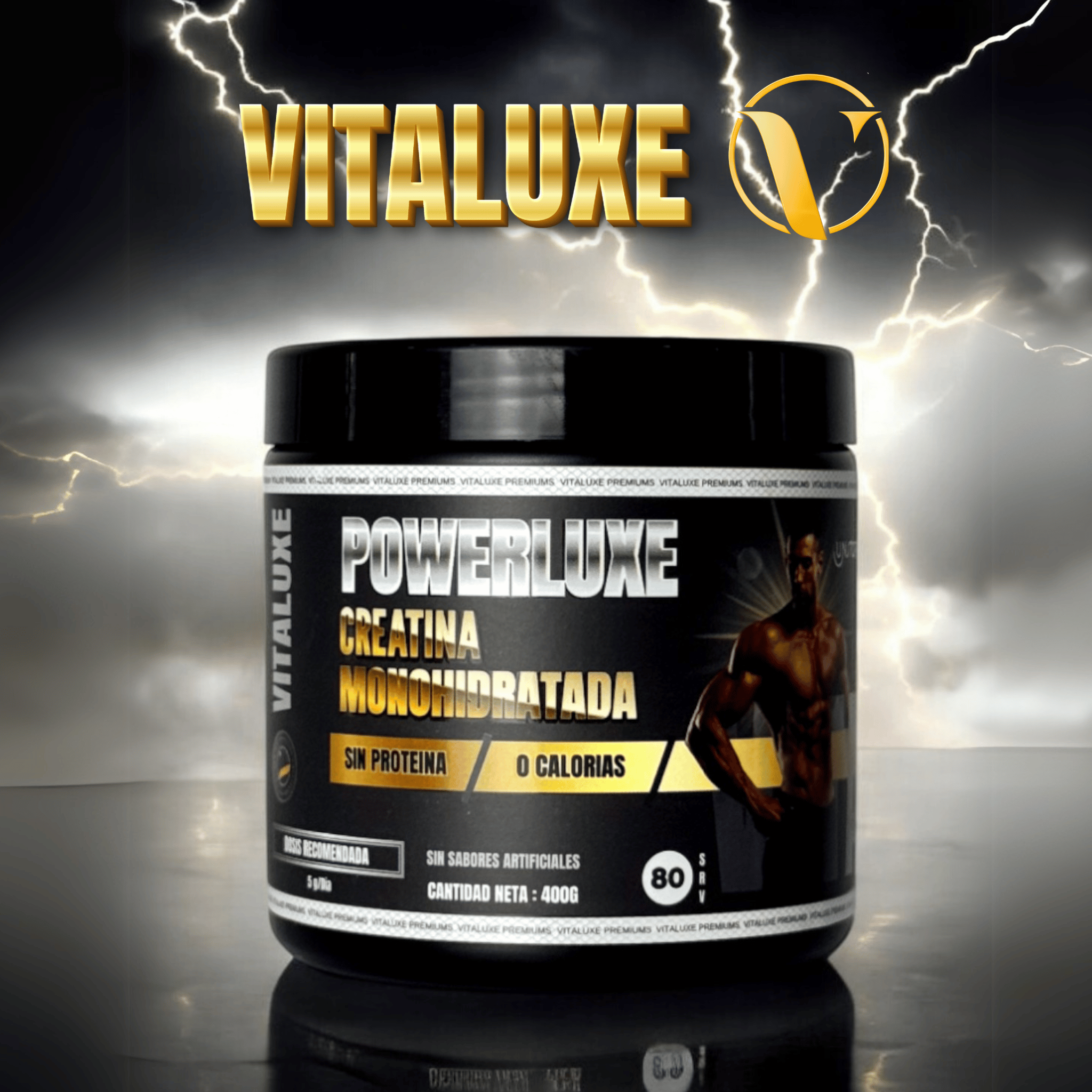 POWERLUXE CREATINA 400G