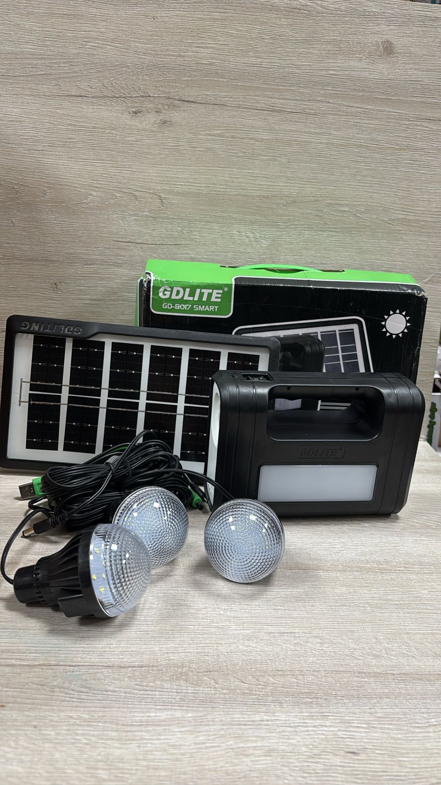 Kit panel solar con bateria