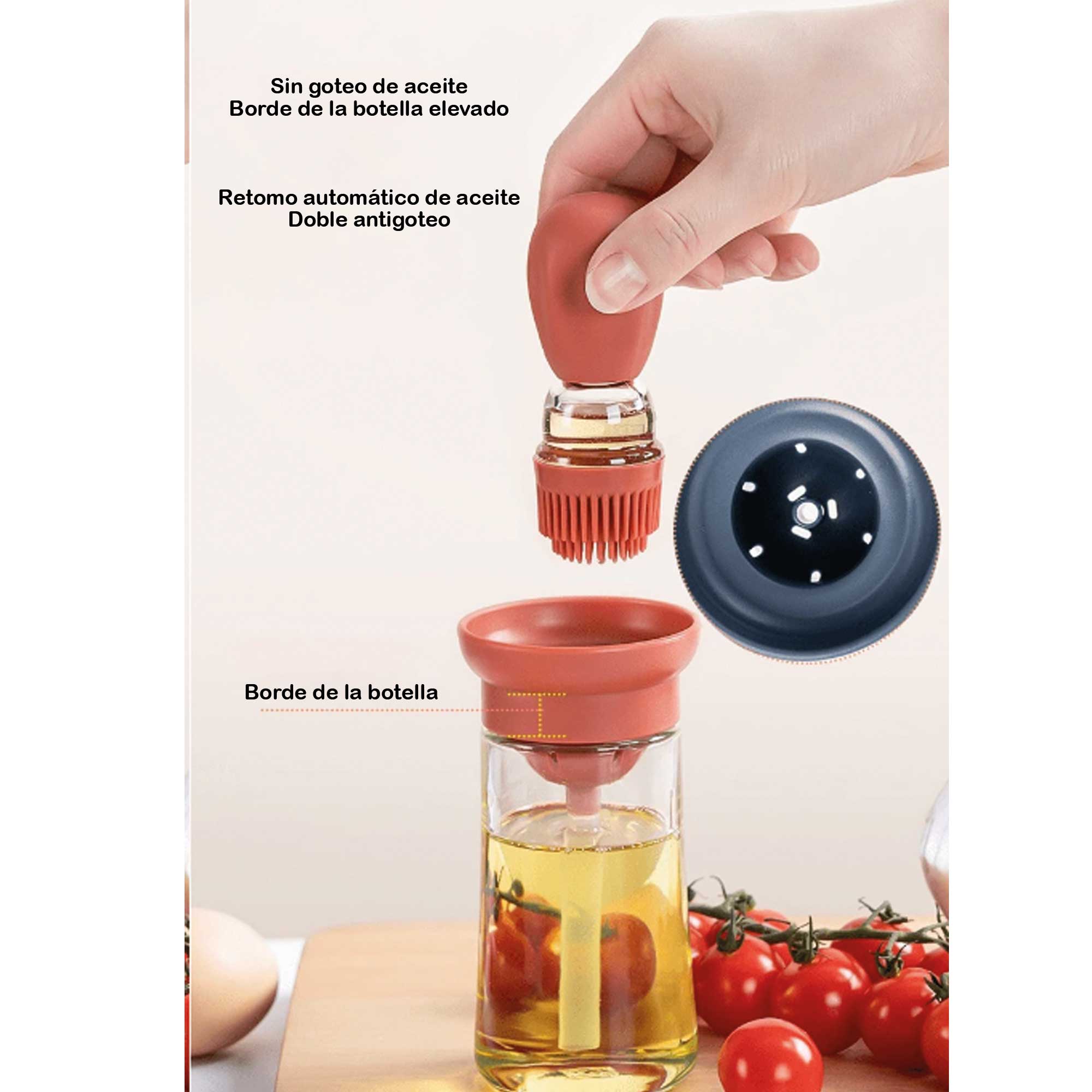 Miniatura 6 de Dispensador Aceite con brocha silicona