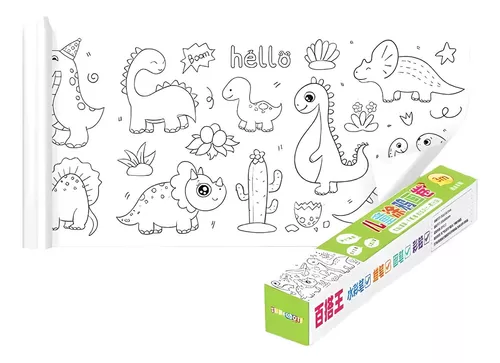 Miniatura 3 de 2 Rollo Dibujo Grafiti Para Ninos 90 cm