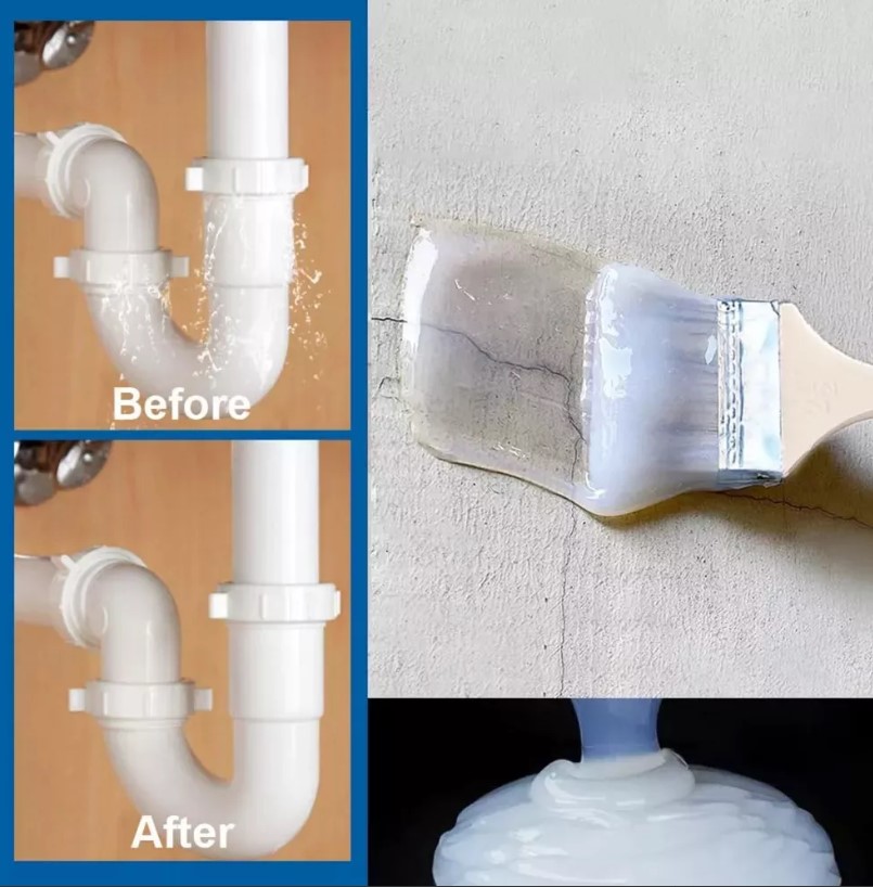 Sellador De Grietas Impermeable Transpar