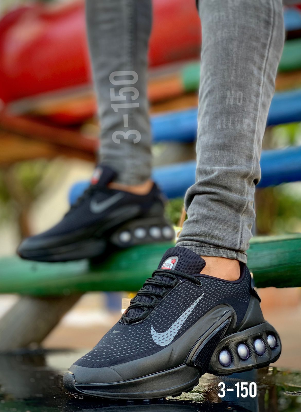 Miniatura 12 de Tenis Nike Air DN Caballero - Color: Negro Blanco, Tallas: 41