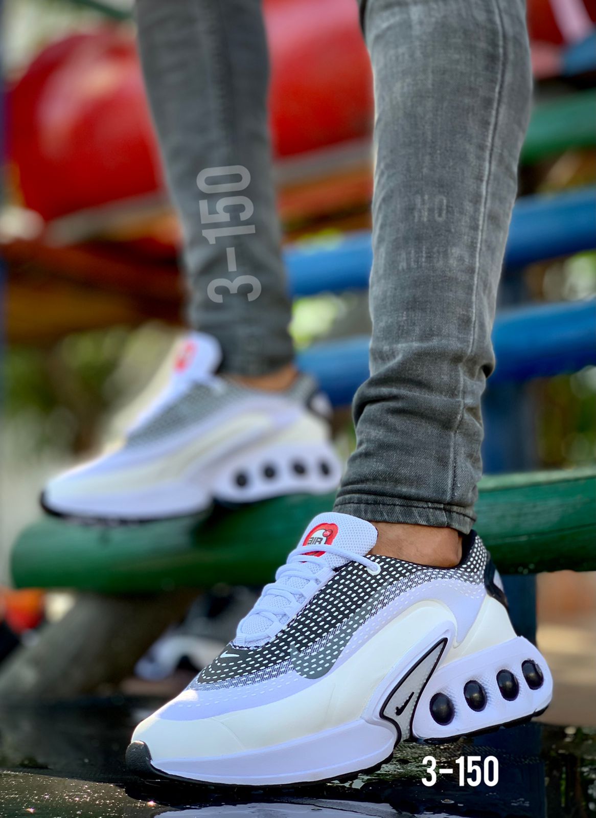 Miniatura 13 de Tenis Nike Air DN Caballero - Color: Negro Blanco, Tallas: 41