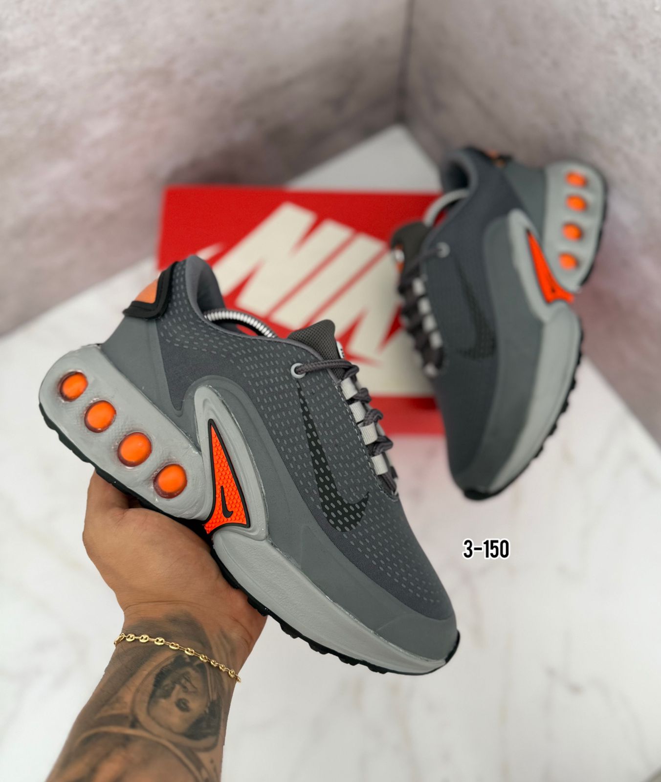 Miniatura 7 de Tenis Nike Air DN Caballero - Color: Negro Blanco, Tallas: 41