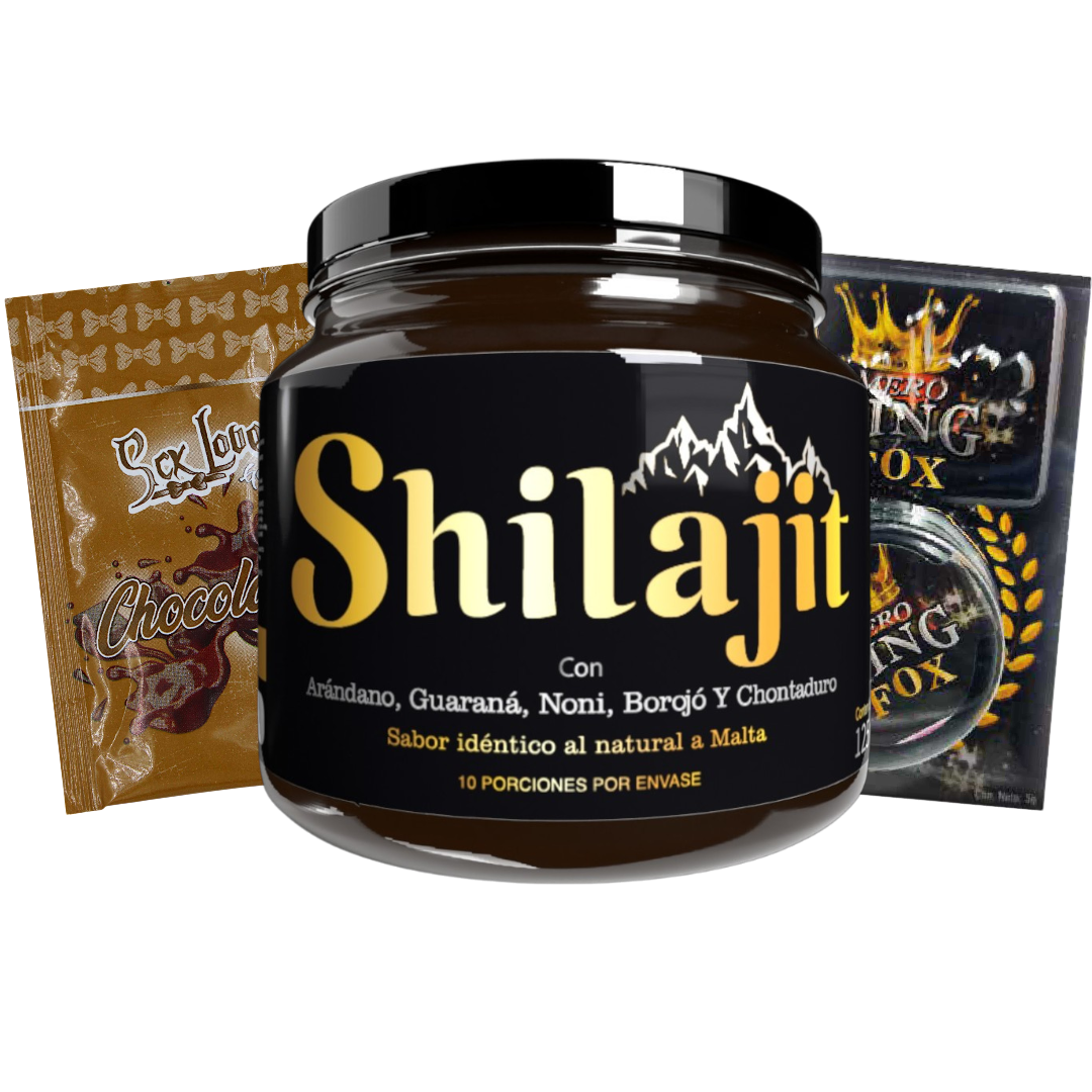 COMBO SHILAJIT MERO KING FOX ORIGINAL cantidad