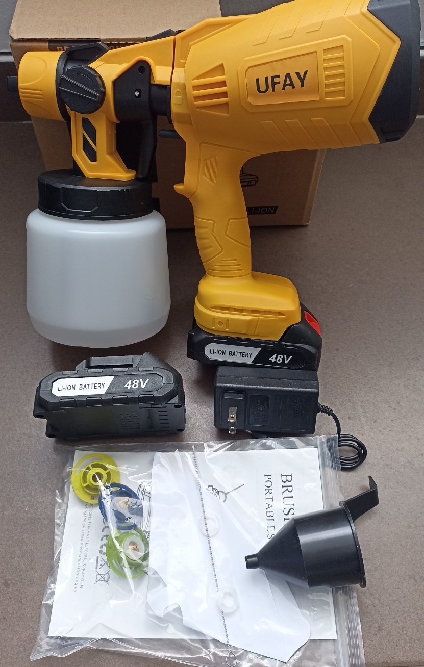 Pistola para pintar inalámbrica