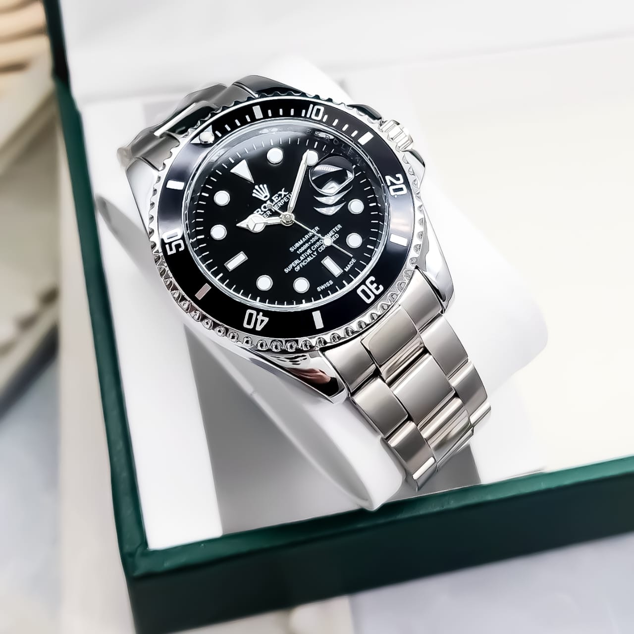 ROLEX SUBMARINER TRENZADO+ESTUCHE DE LUJ
