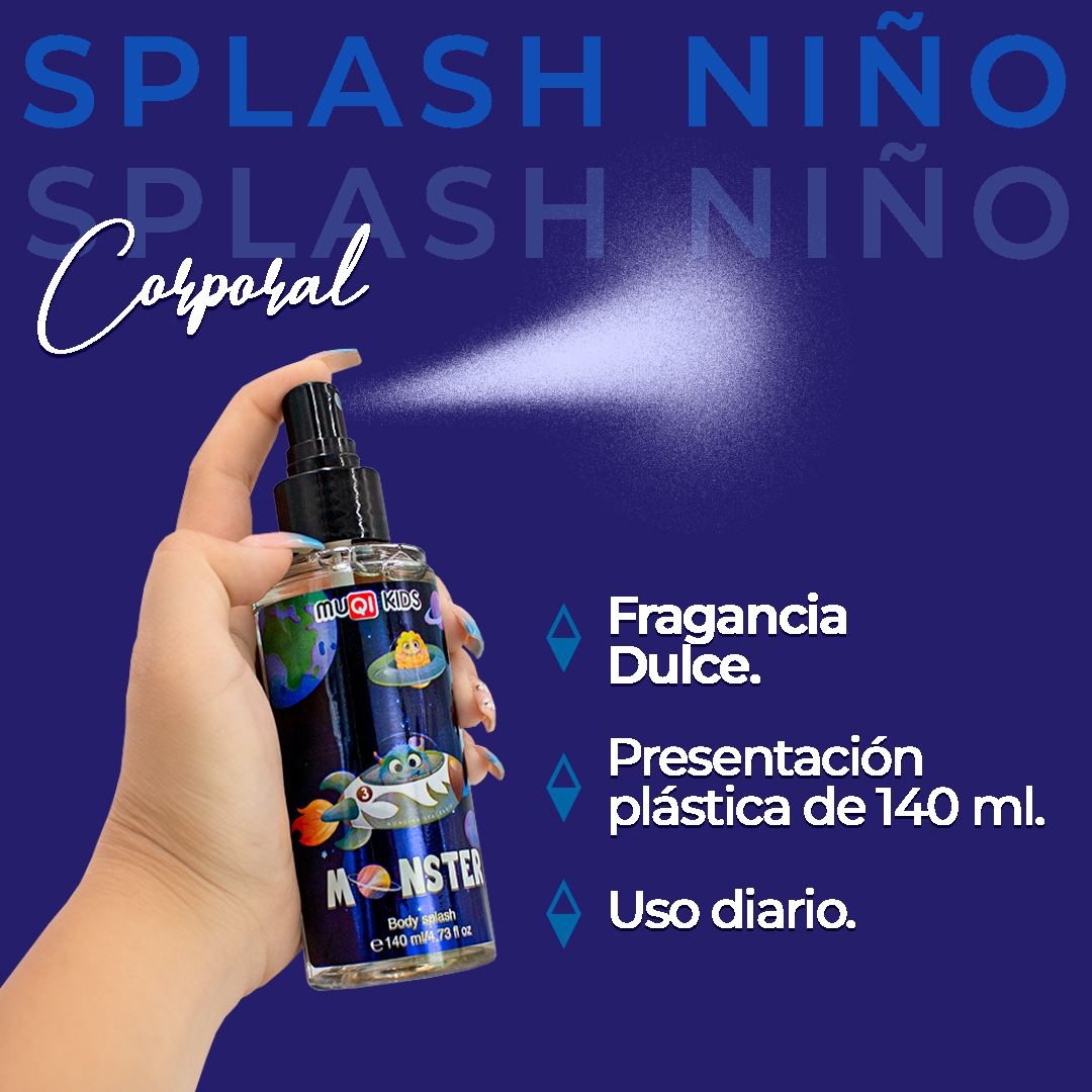SPLASH MUQI NIÑO/NIÑA 140ML