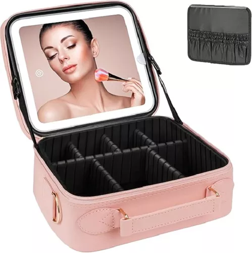 Miniatura 4 de Estuche De Maquillaje Con Espejo Luz Led