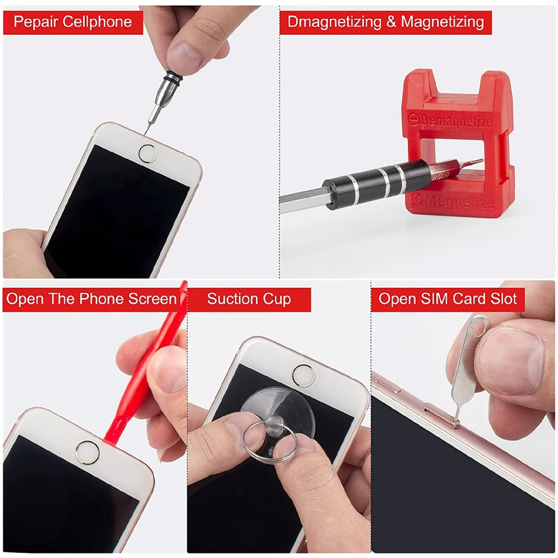 Miniatura 7 de Kit Destornillador De Precisión 110 en 1