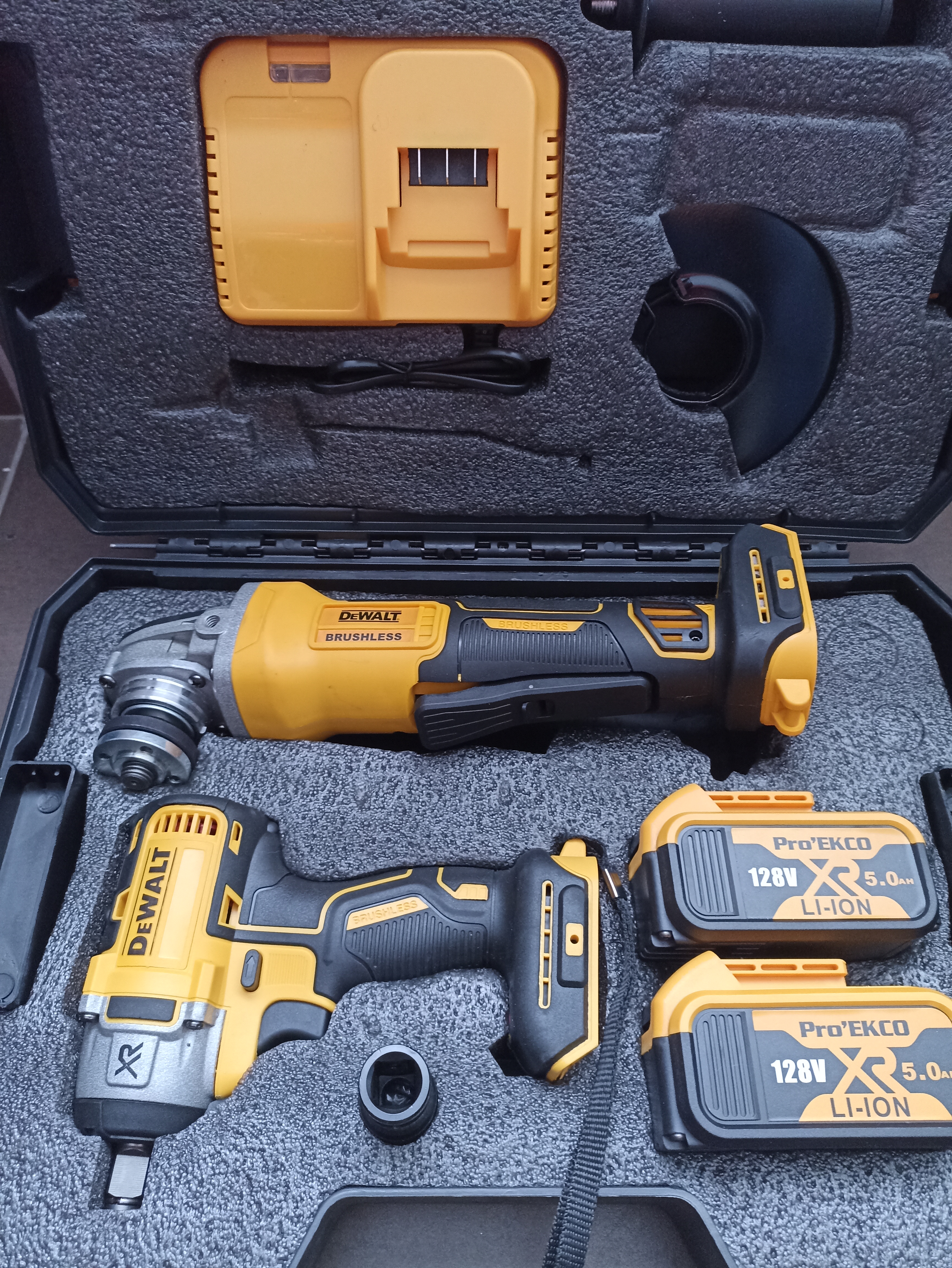 Combo pistola y pulidora inalámbrica