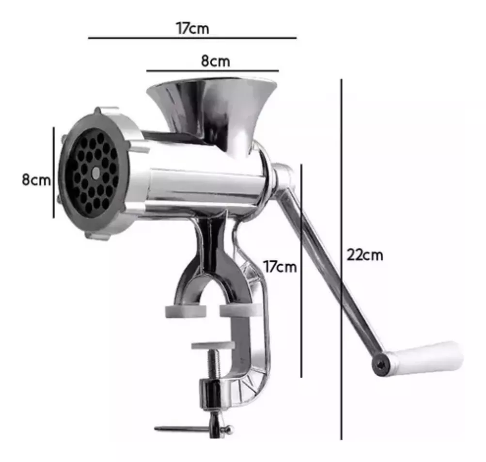 Miniatura 2 de Molino Manual De Carne de prensa