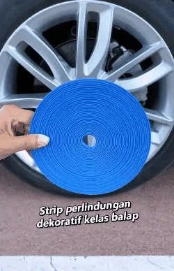 Tira decorativa protectora para llantas