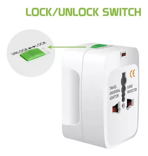 Miniatura 2 de Adaptador de corriente universal viajero