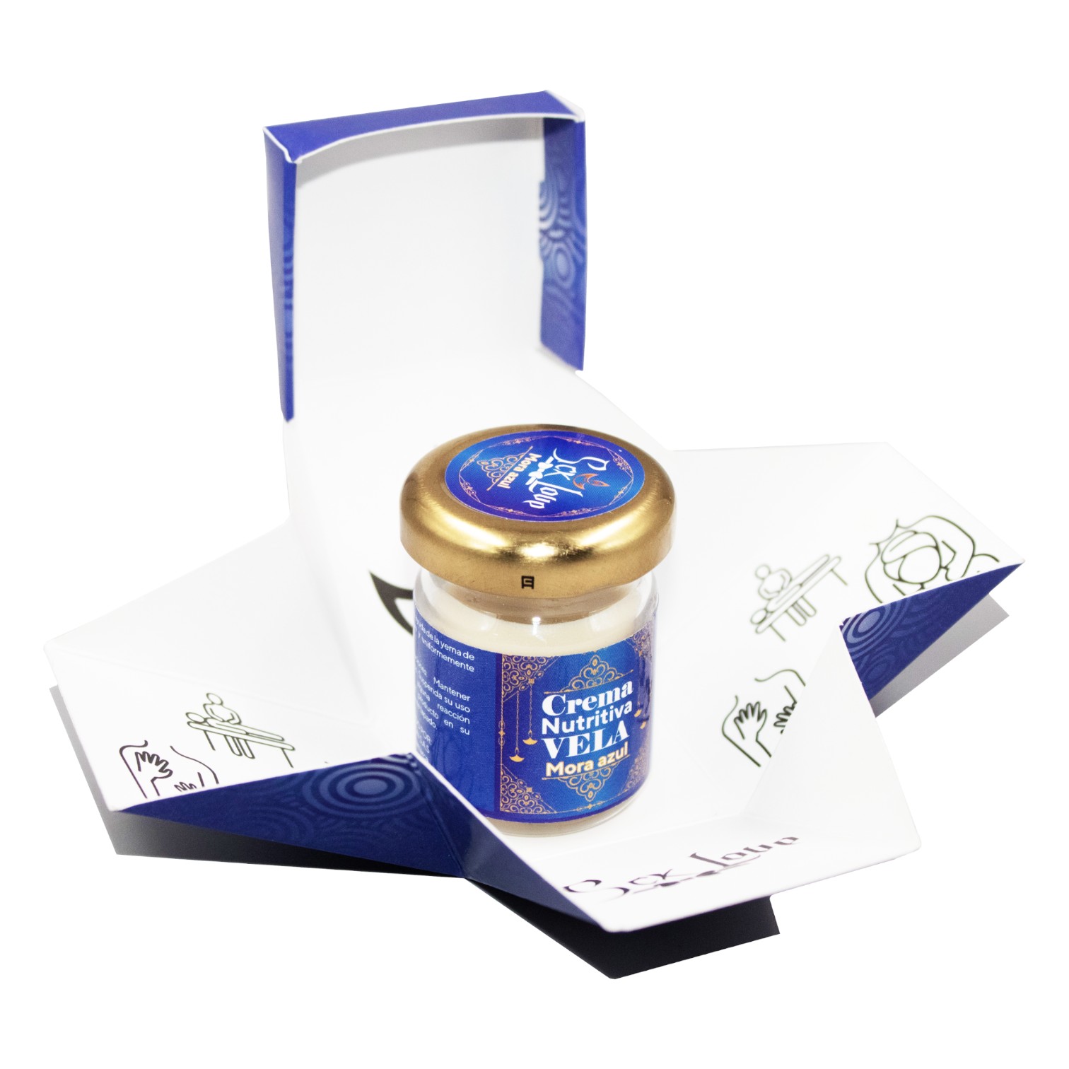 Miniatura 3 de Crema nutritiva Velas Mora Azul 30gr