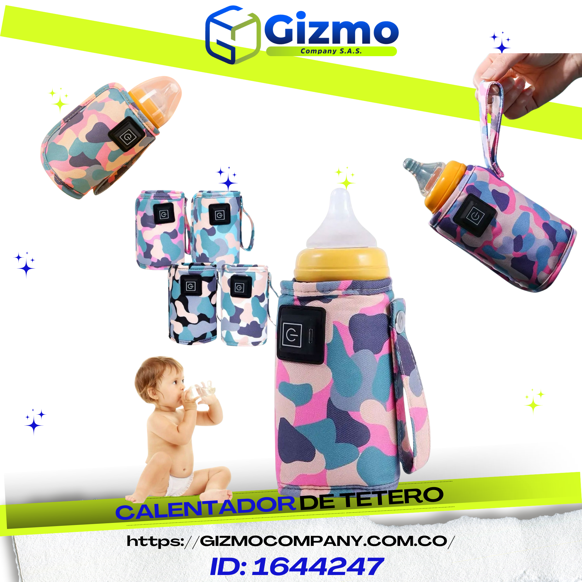 Calentador De Tetero Para Bebe Portátil