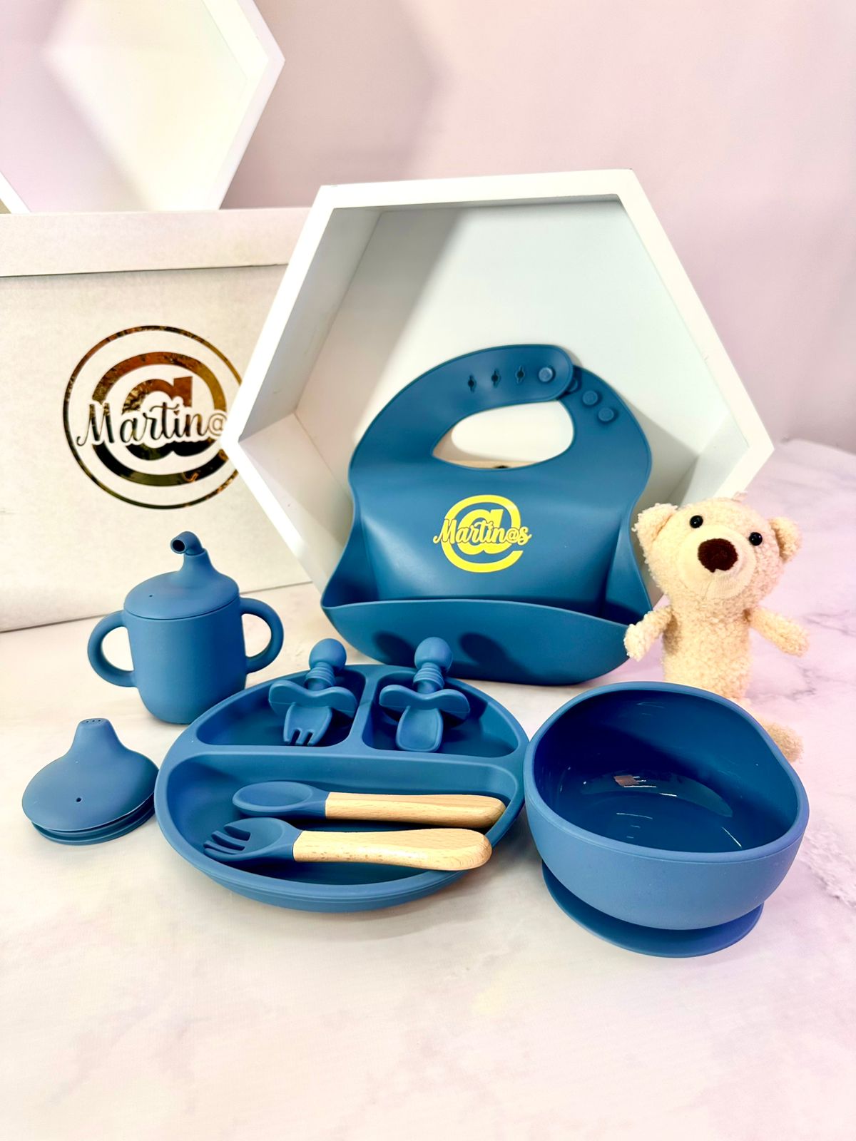 VAJILLA EN SILICONA 9 PIEZAS