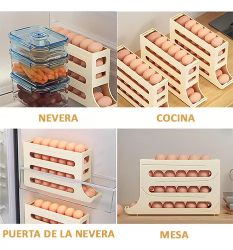 Miniatura 3 de Organizador de huevos para cocina