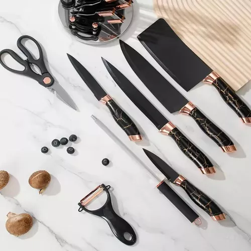 Miniatura 2 de Juego De Cuchillos En Acero X8 Pcs