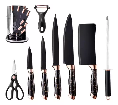 Miniatura 3 de Juego De Cuchillos En Acero X8 Pcs