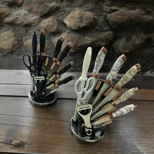 Juego De Cuchillos En Acero X8 Pcs