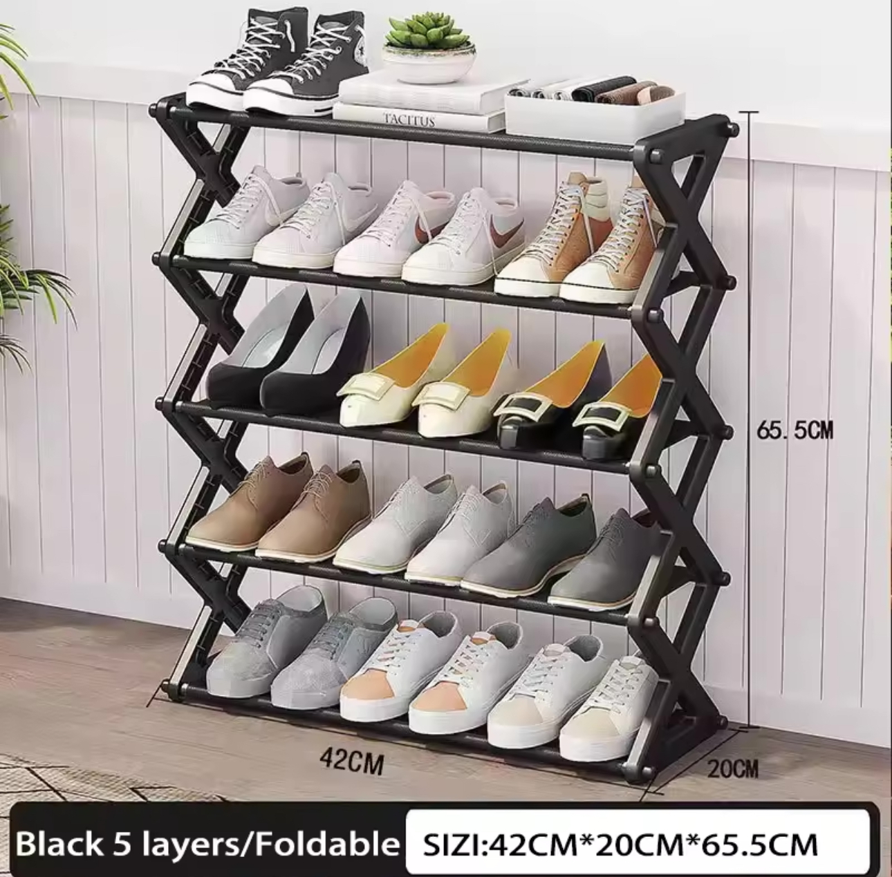 Miniatura 4 de ORGANIZADOR ZAPATERO 5 NIVELES TRAPEZOID