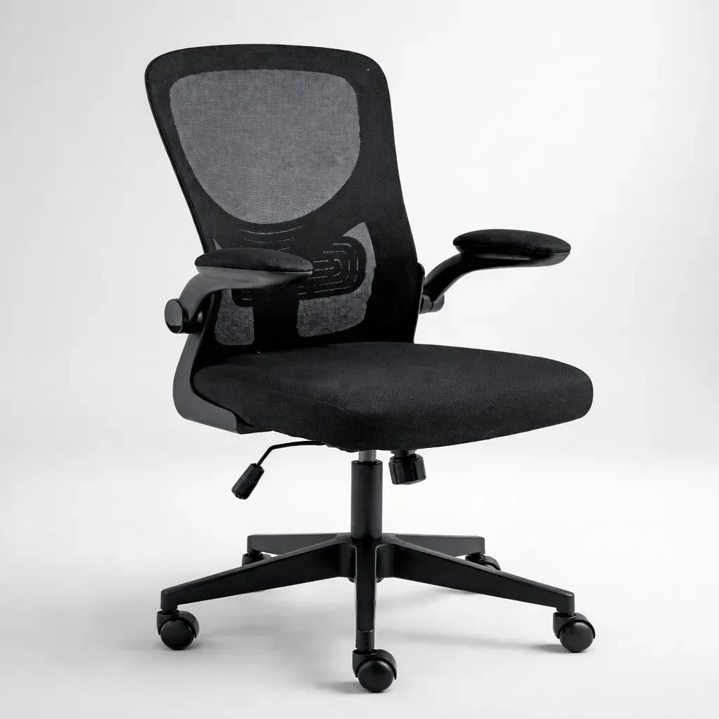 Silla escritorio ergonomica negra