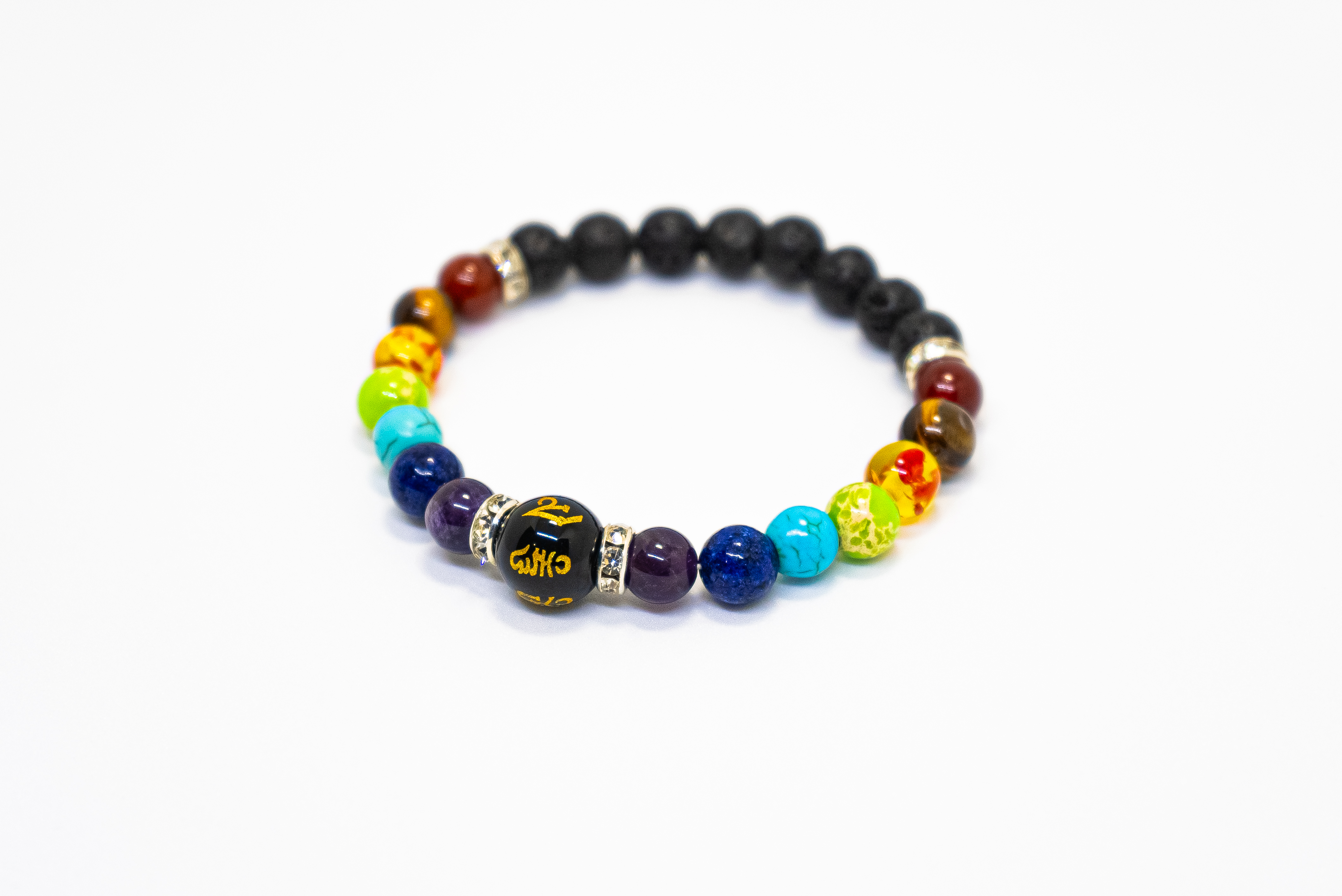 Miniatura 2 de 7 Chakras Piedra Mantra + aceite esencia