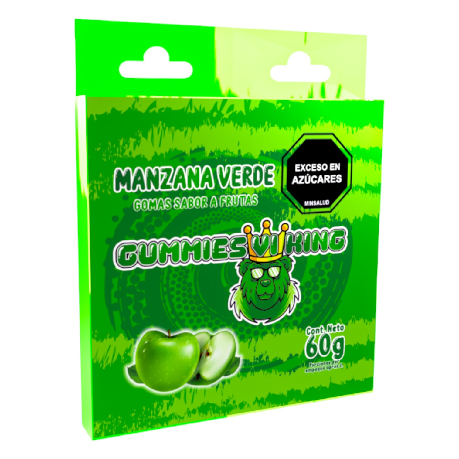 Gummies Vi King Manzana Verde 60g