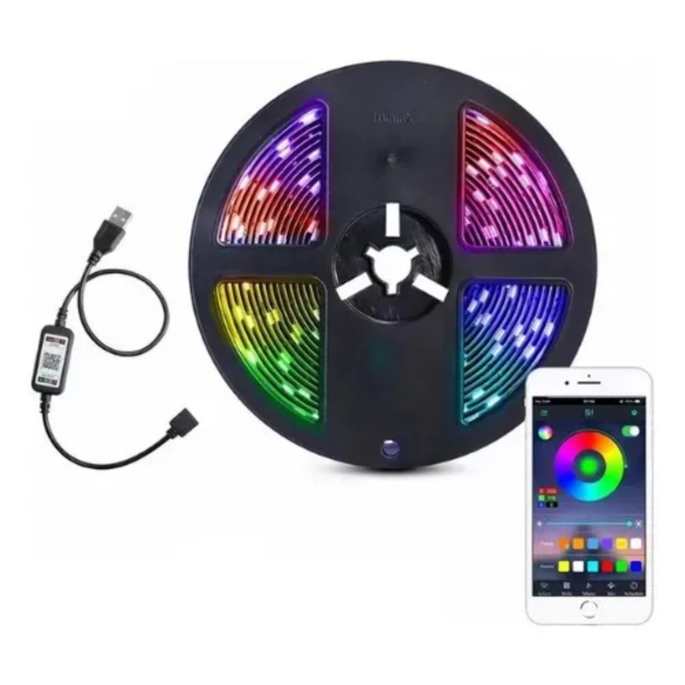 Miniatura 2 de Cinta Led Luces 5 Mts Usb Rgb Multicolor