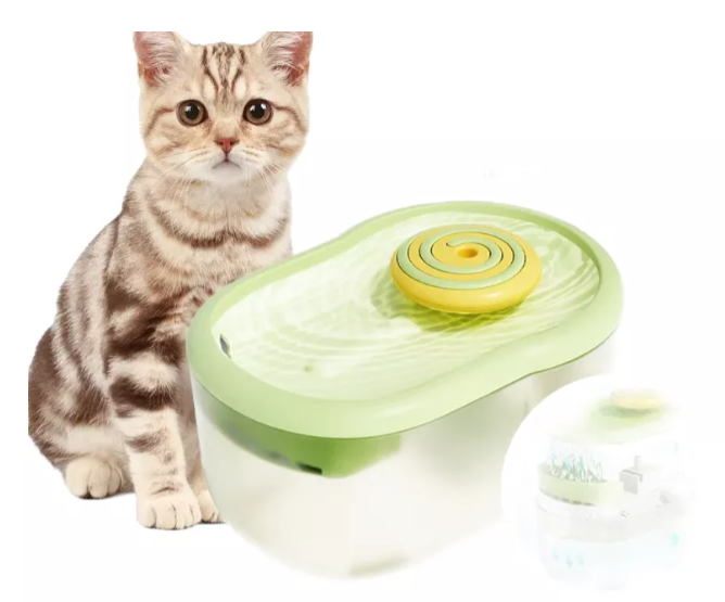 Fuente verde Para Mascotas