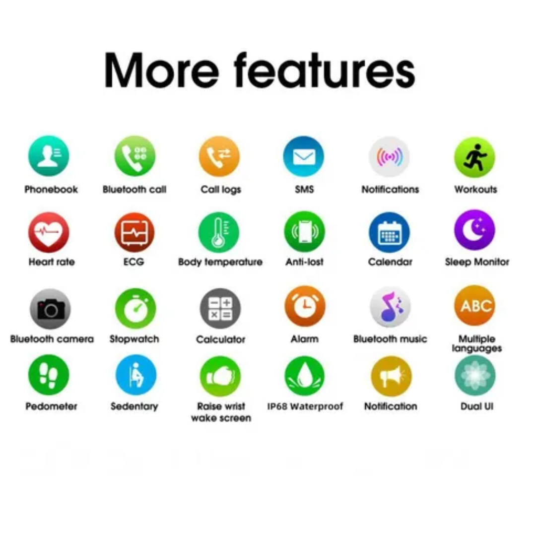 Reloj Bluetooth Inteligente W26 + Auric