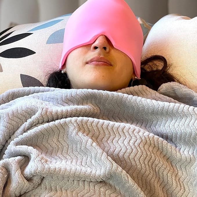 Gorro De Gel Alivia Migraña Terapeutico - Color: Ngero