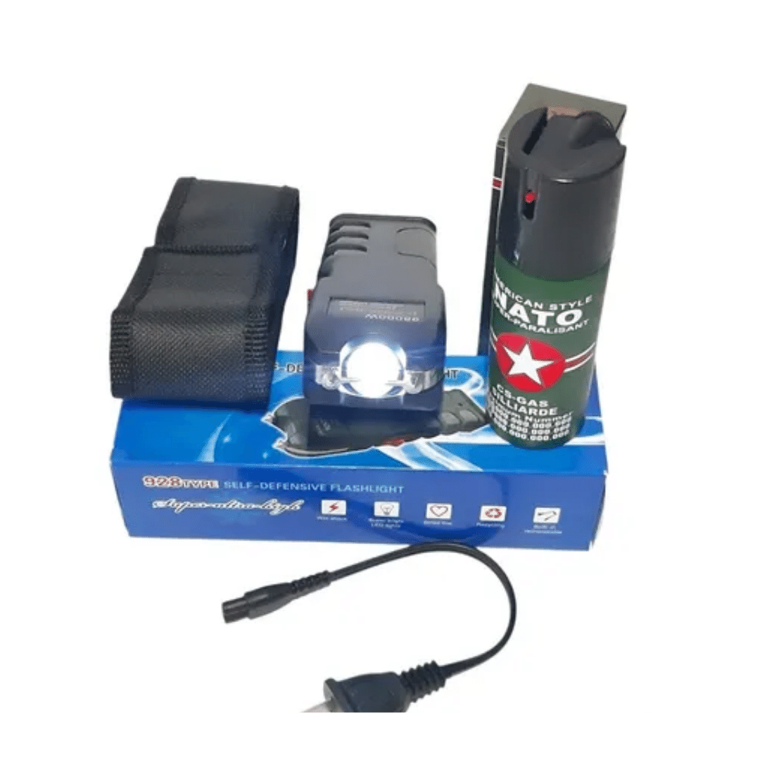 Miniatura 3 de Linterna Recargable Tase 928 + Gas Pimie