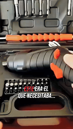 Destornillador eléctrico recargable
