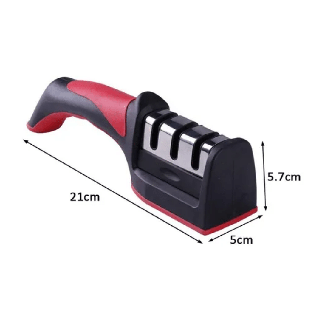 Miniatura 3 de KIT AFILADOR + PELA PAPA+ CUCHILLO