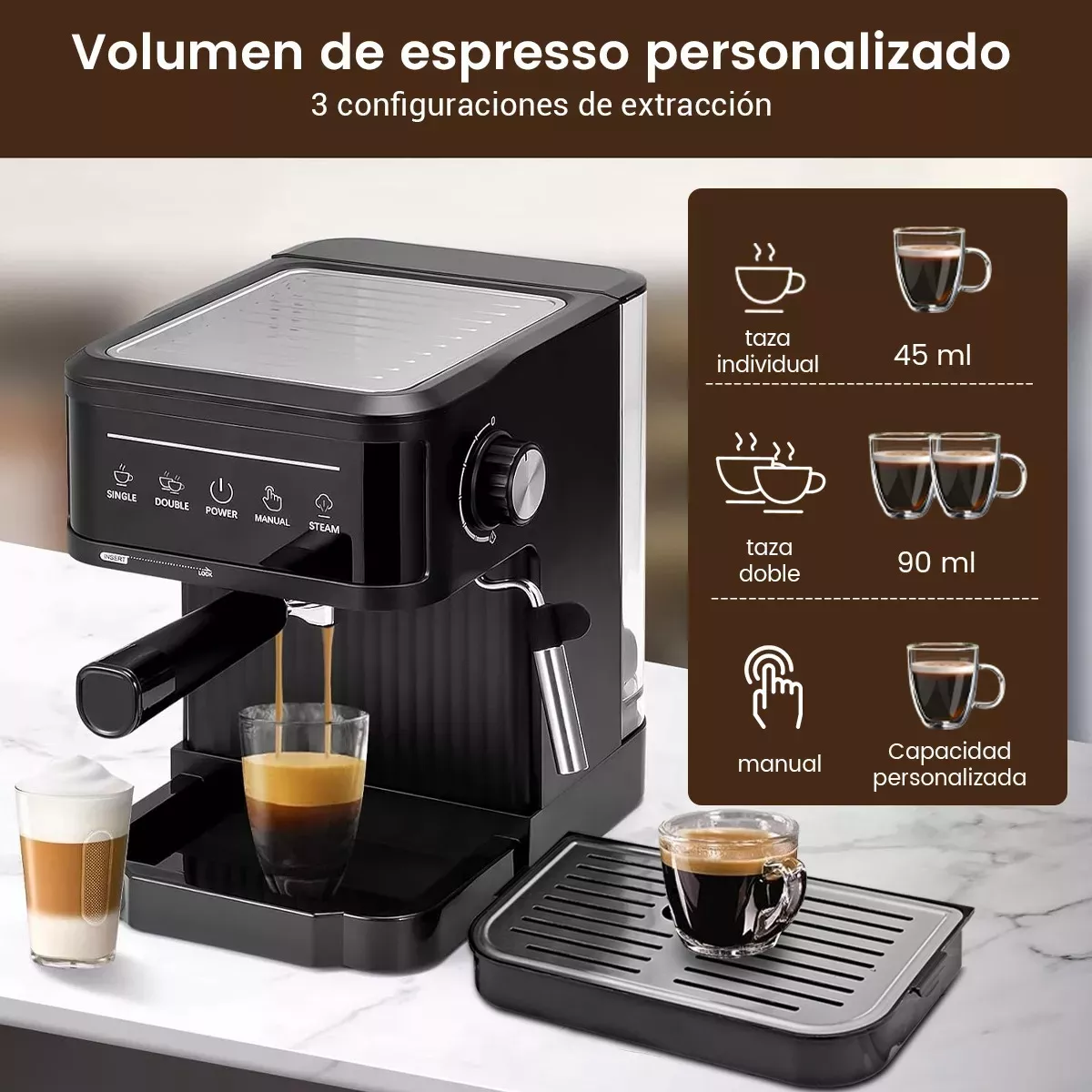 Maquina de café expreso profesional