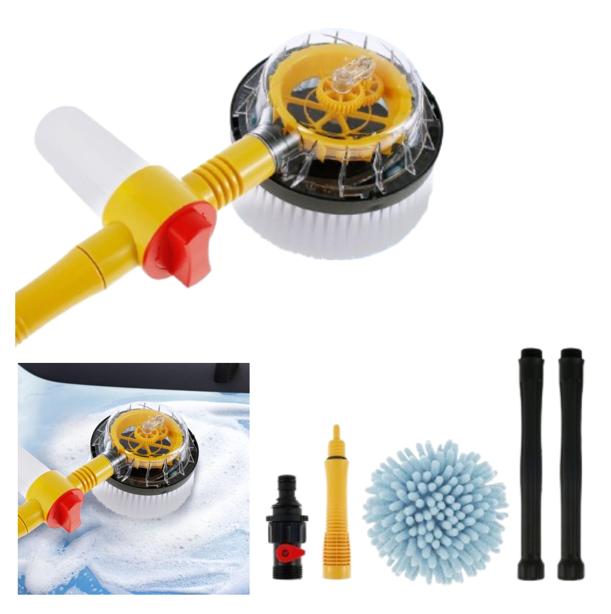 Cepillo A Presion Lavado Carro auto Moto