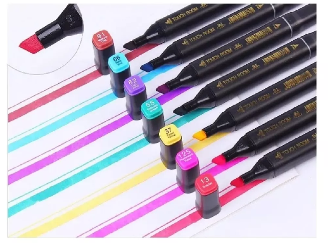 Set De Marcadores Doble Punta 36 Piezas