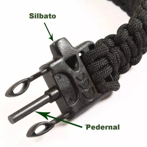 Miniatura 2 de MANILLA SUPERVIVENCIA 5 EN1 PARACORD