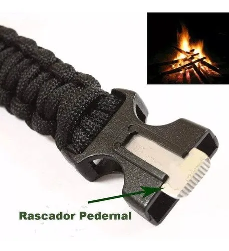 MANILLA SUPERVIVENCIA 5 EN1 PARACORD