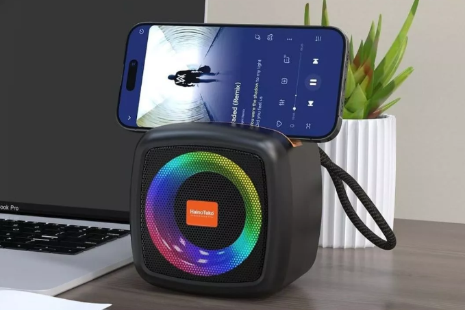 Mini Parlante Portátil Bluetooth Luz Led