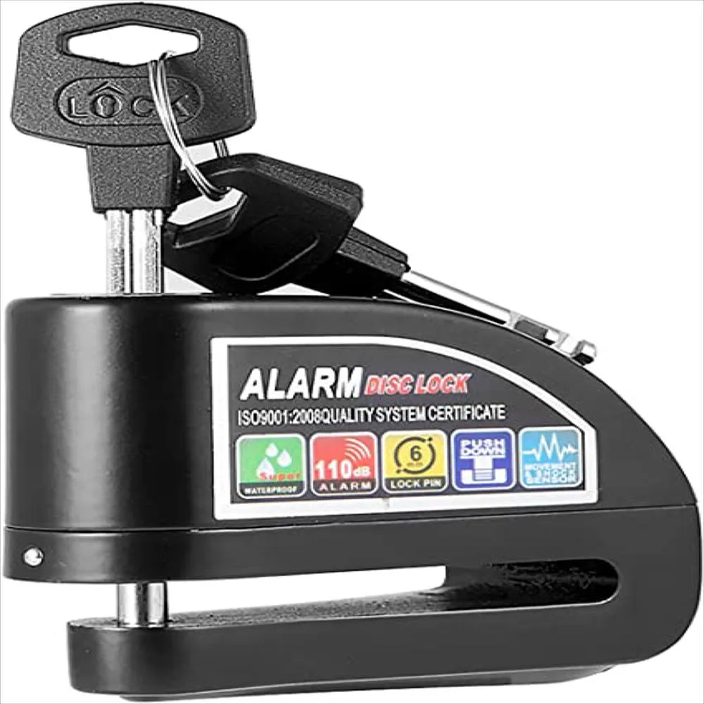Candado Para Moto Alarma Freno Disco
